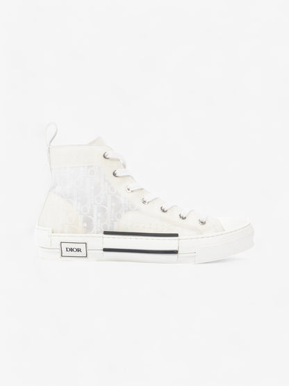 Christian Dior B23 High Top White Canvas EU 43.5 UK 9.5