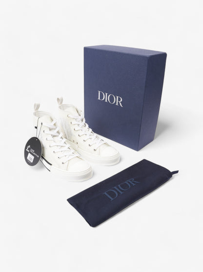 Christian Dior B23 High Top White Canvas EU 43.5 UK 9.5