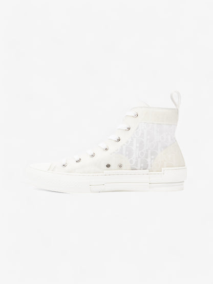 Christian Dior B23 High Top White Canvas EU 43.5 UK 9.5