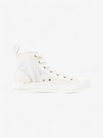 Christian Dior B23 High Top White Canvas EU 43.5 UK 9.5