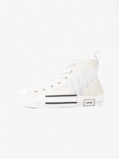 Christian Dior B23 High Top White Canvas EU 43.5 UK 9.5