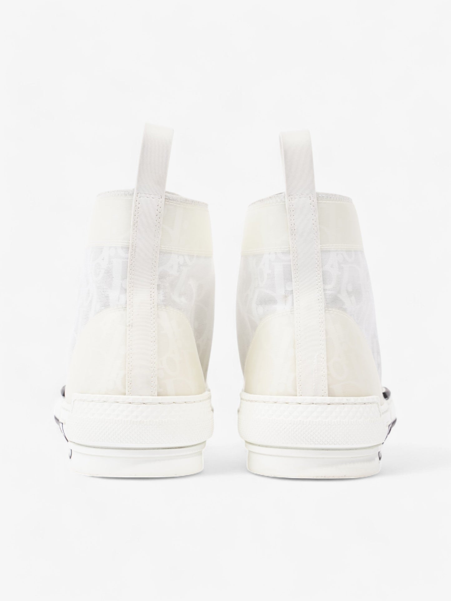 Christian Dior B23 High Top White Canvas EU 43.5 UK 9.5