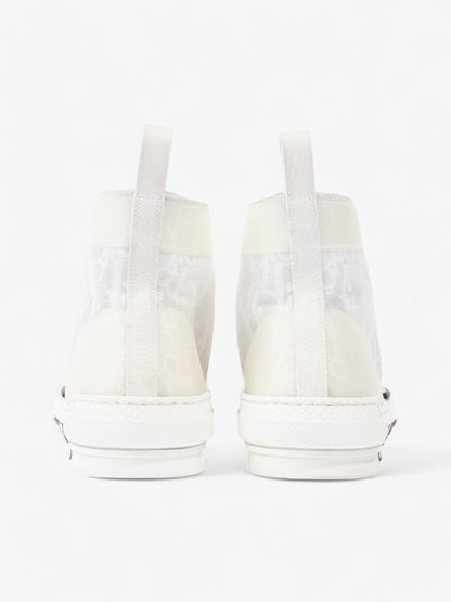 Christian Dior B23 High Top White Canvas EU 43.5 UK 9.5
