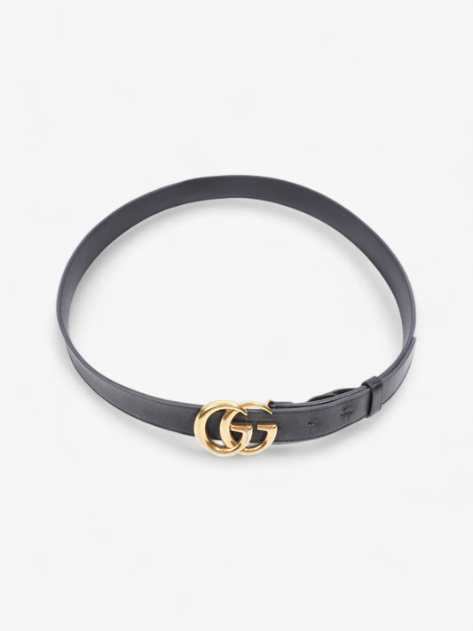 Gucci GG Marmont Belt Black Leather 90cm 36"