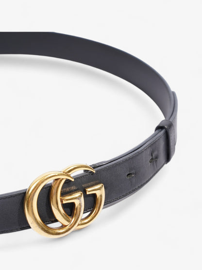 Gucci GG Marmont Belt Black Leather 90cm 36"
