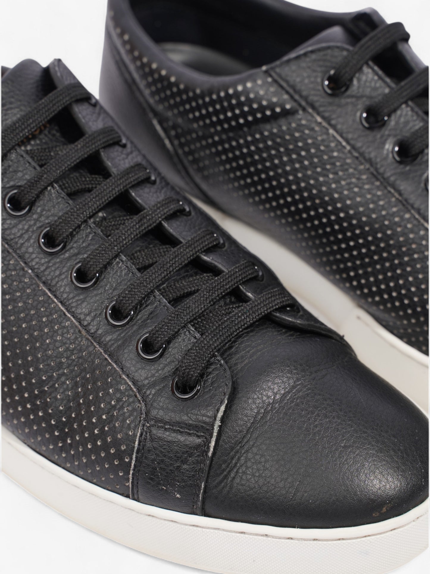 Louis Vuitton Frontrow Sneakers Black Leather EU 40.5 UK 6.5