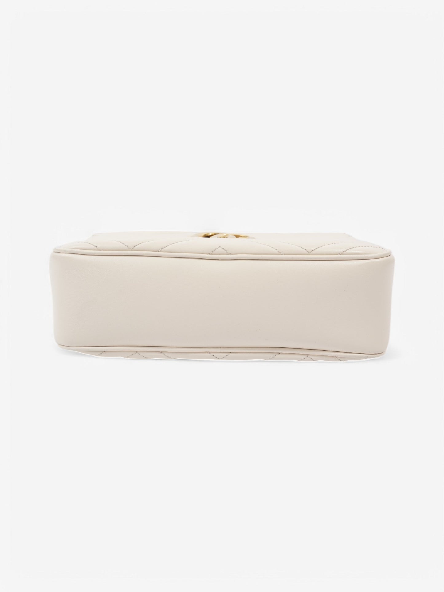 Gucci GG Marmont White Matelasse Leather Small