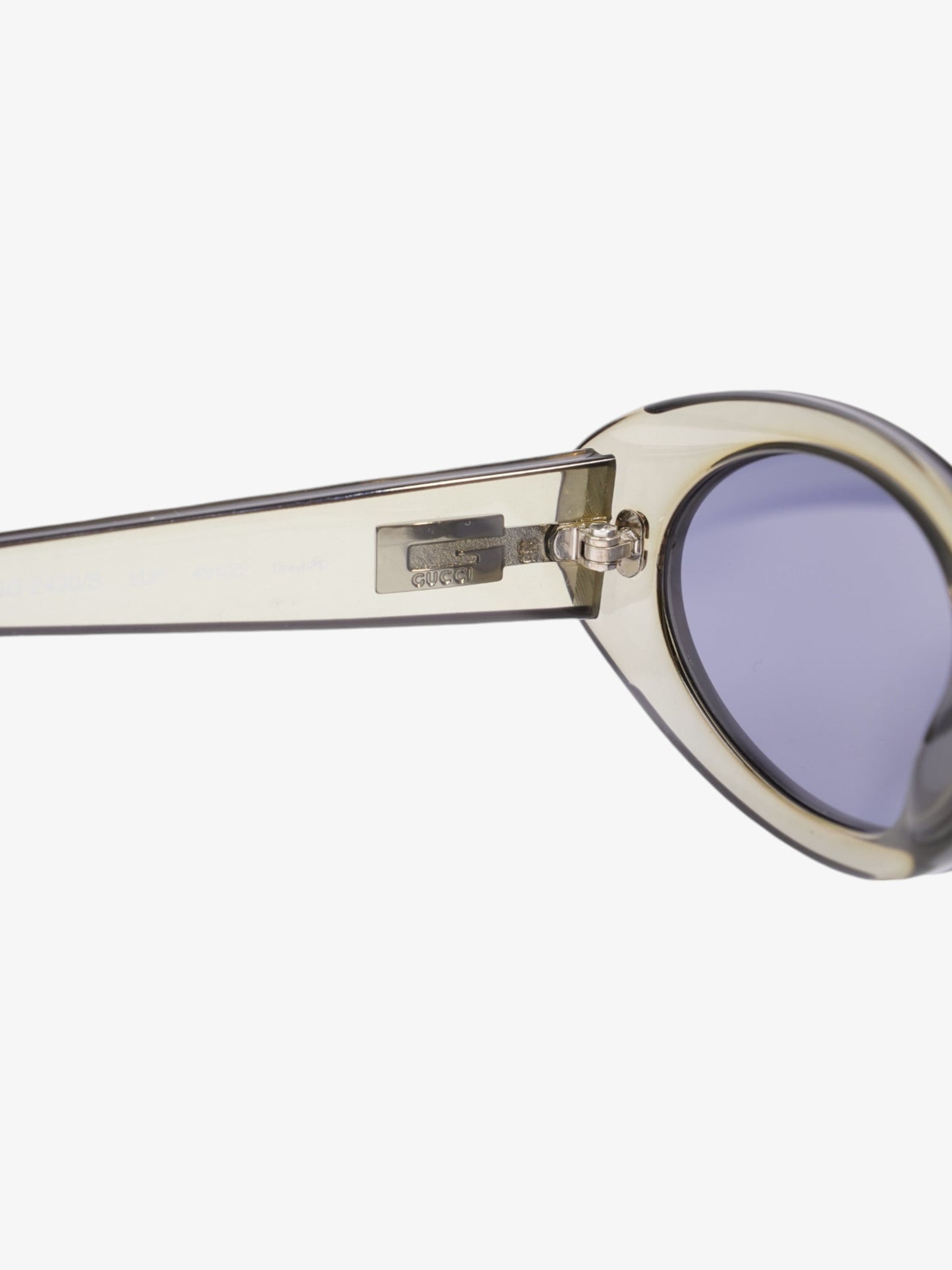 Gucci GG Sunglasses Khaki Acetate 135mm
