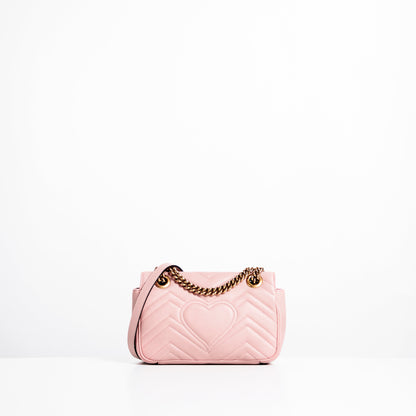 Gucci Marmont Mini in Dusty Pink
