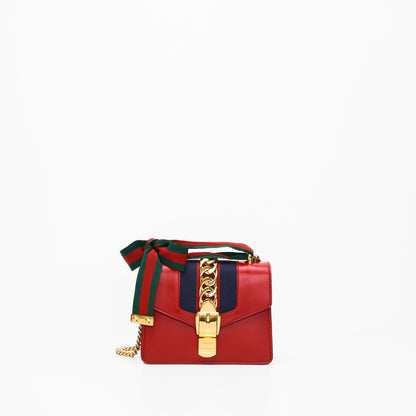 Gucci SyLouis Vuittonie Mini in Red