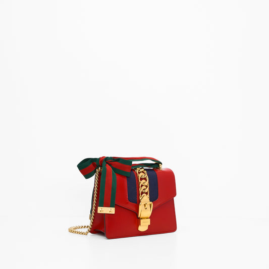 Gucci SyLouis Vuittonie Mini in Red