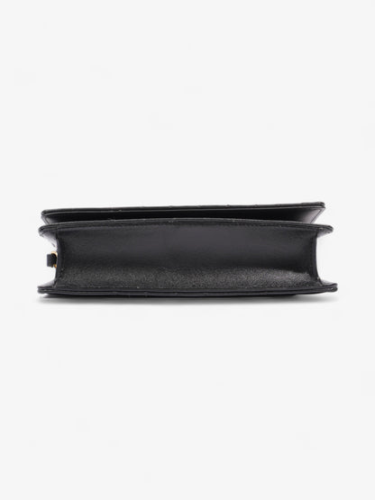 Burberry Lola Clutch Black Lambskin Leather