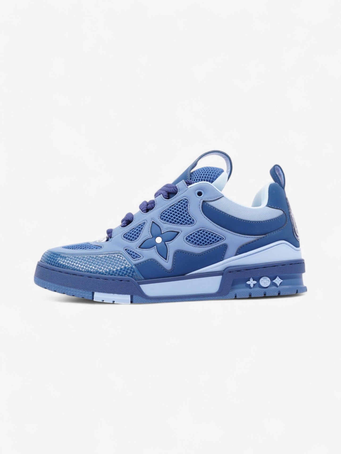 Louis Vuitton LV Skate Sneakers Blue Mesh EU 42 UK 8