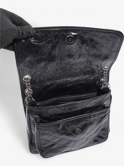 Saint Laurent Niki Black Leather Medium