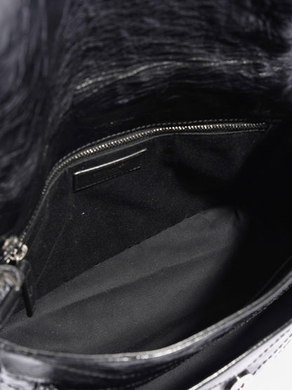 Saint Laurent Niki Black Leather Medium