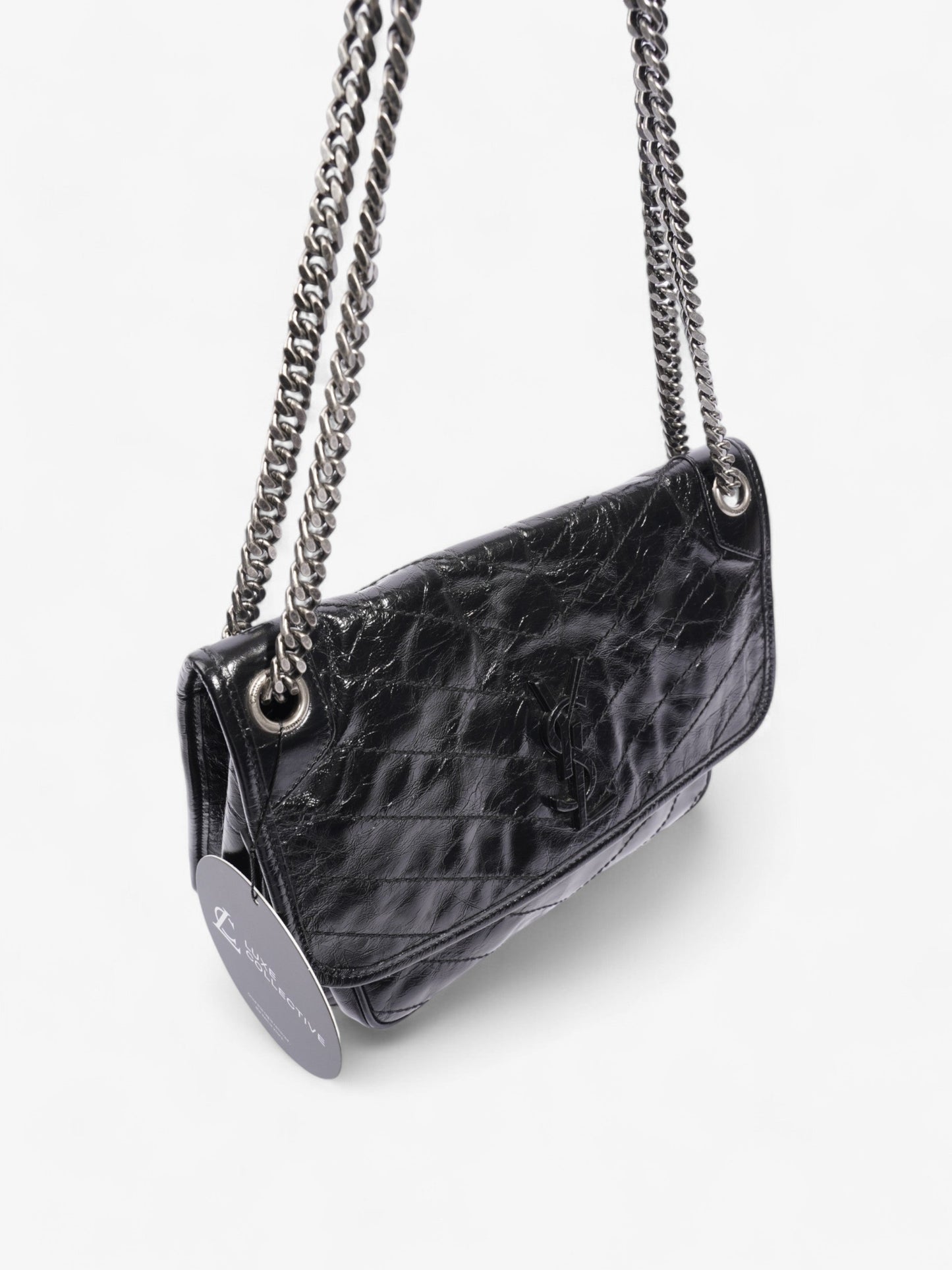 Saint Laurent Niki Black Leather Medium