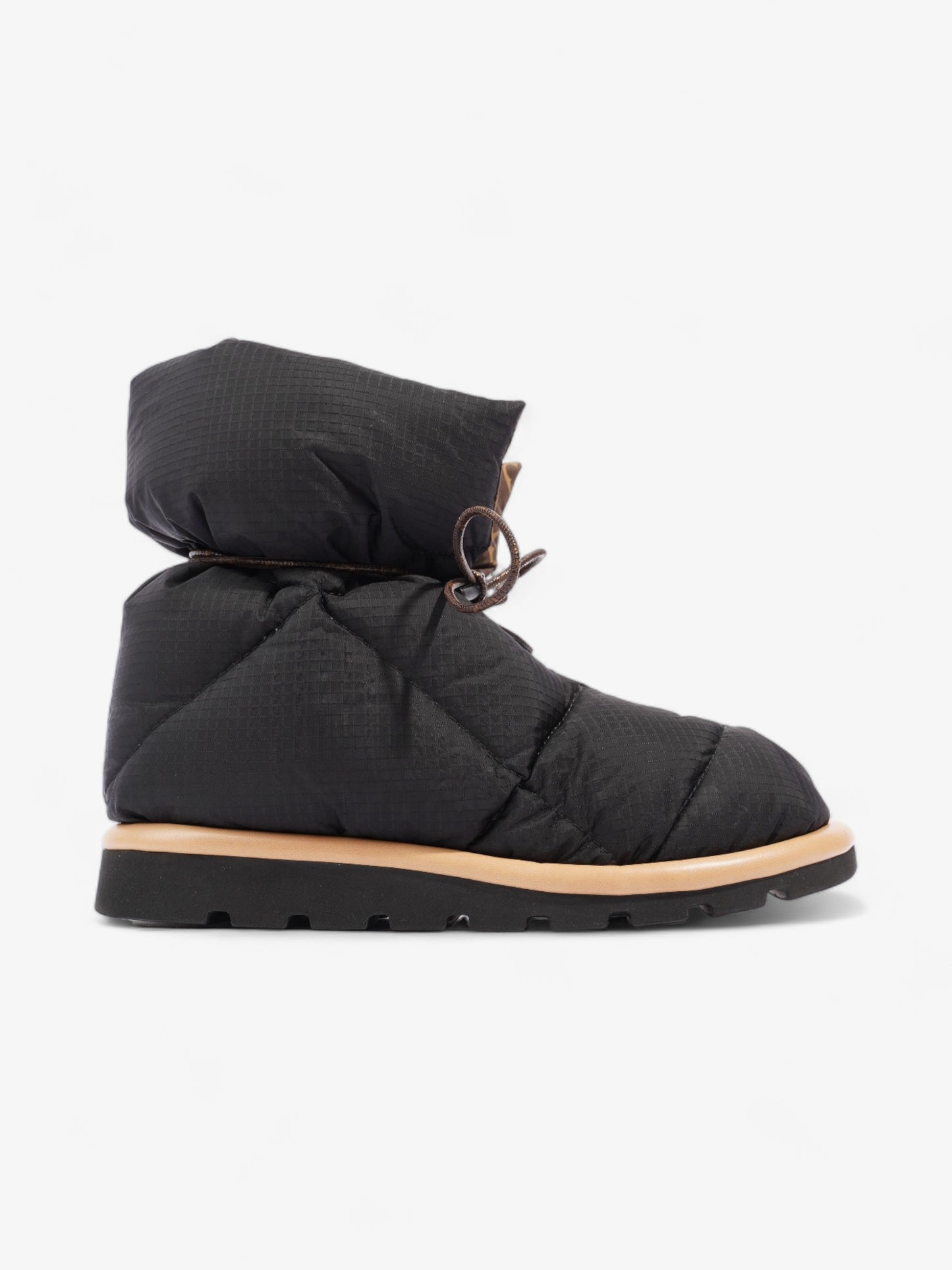 Louis Vuitton Pillow Comfort Ankle Boots Black / Monogram Nylon EU 39 UK 6