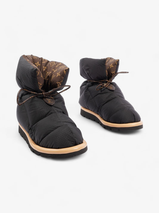 Louis Vuitton Pillow Comfort Ankle Boots Black / Monogram Nylon EU 39 UK 6