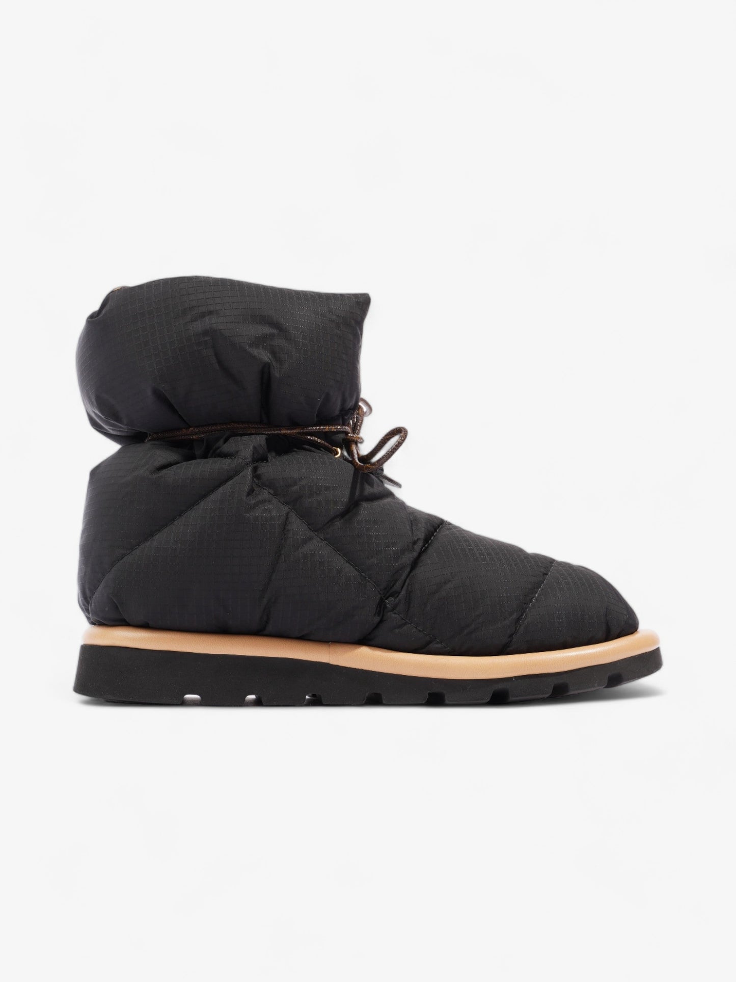 Louis Vuitton Pillow Comfort Ankle Boots Black / Monogram Nylon EU 39 UK 6