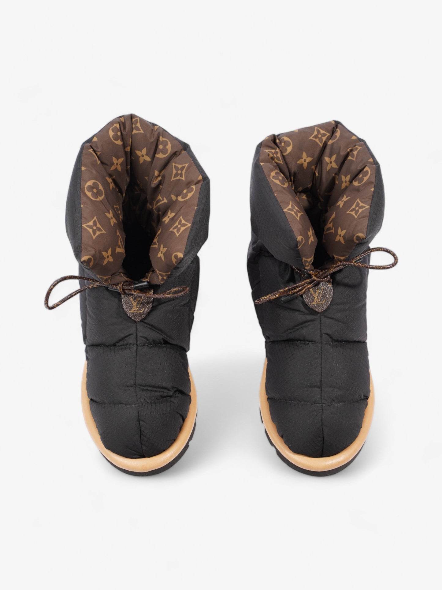 Louis Vuitton Pillow Comfort Ankle Boots Black / Monogram Nylon EU 39 UK 6