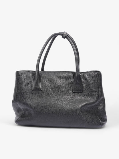 Prada Vitello Daino Tote Black Saffiano Leather