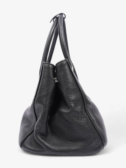 Prada Vitello Daino Tote Black Saffiano Leather