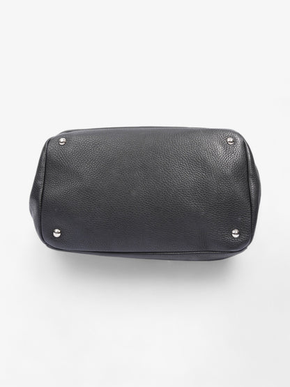 Prada Vitello Daino Tote Black Saffiano Leather