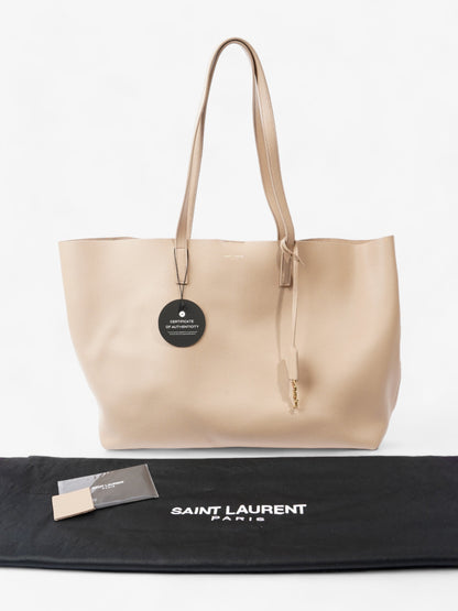 Saint Laurent Shopping Tote Beige Calfskin Leather