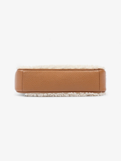Coach Nolita 19 Tan / Cream Shearling