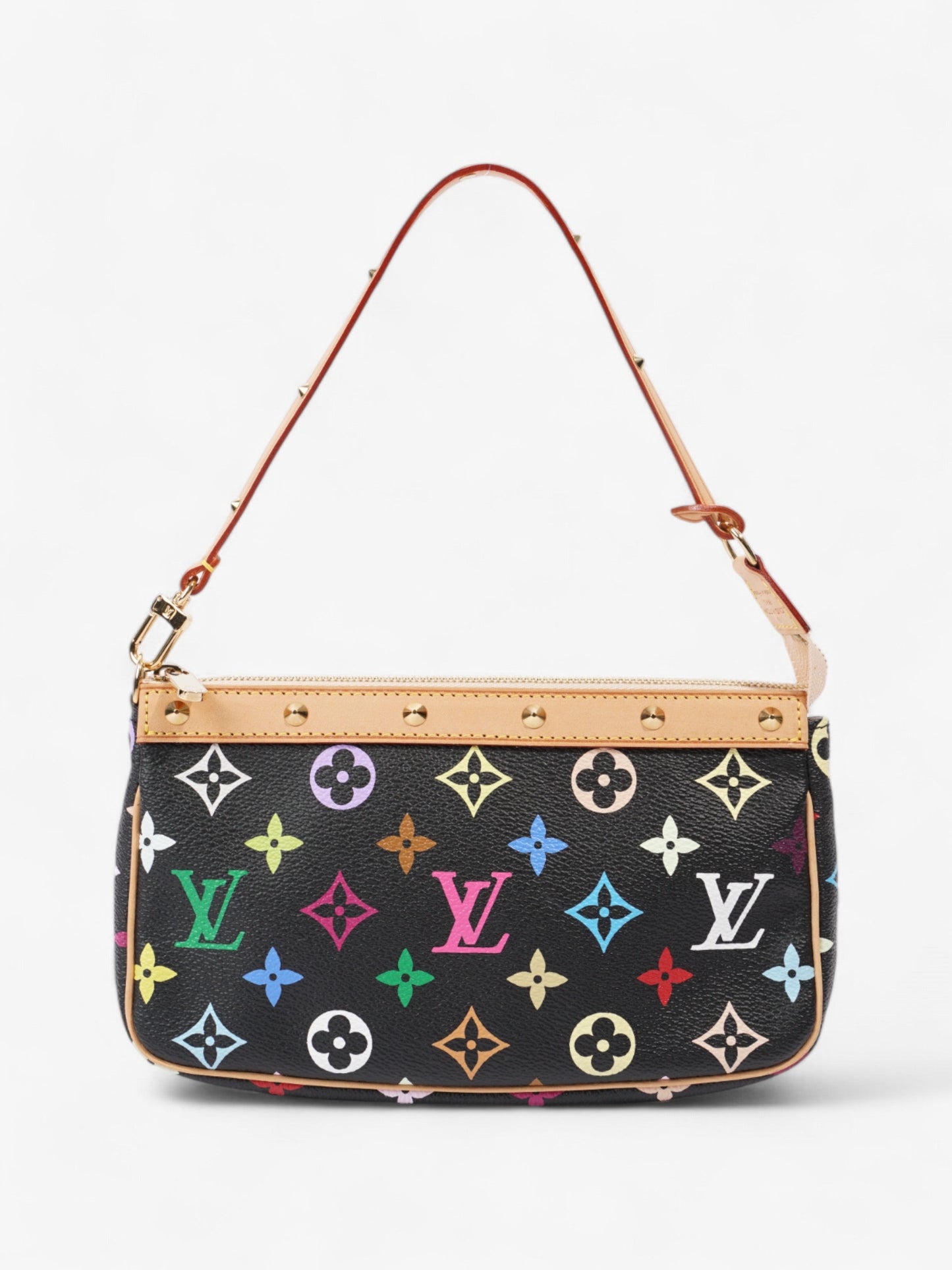 Louis Vuitton Pochette Accessoires Black / Monogram Multicolour Coated Canvas