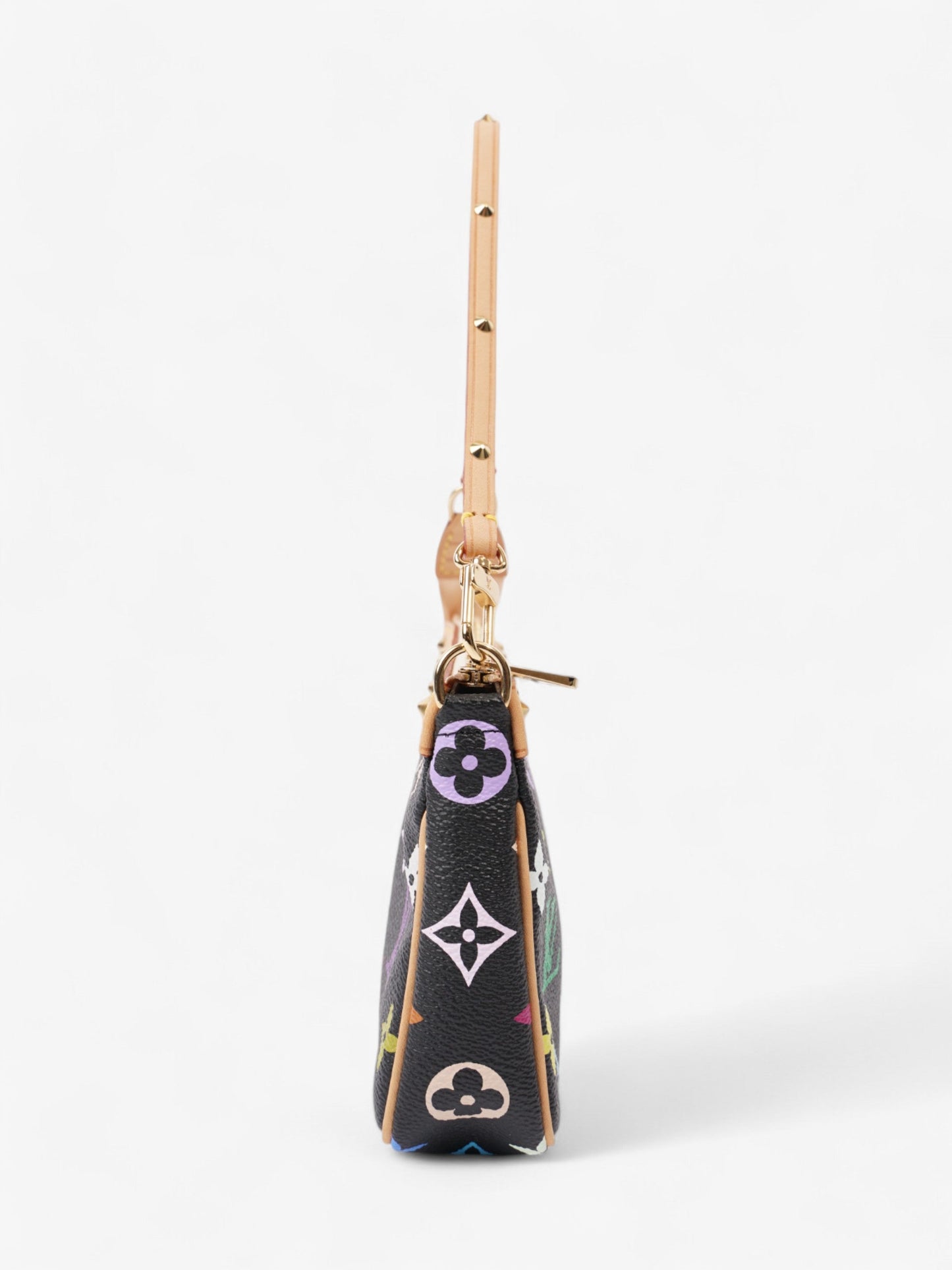 Louis Vuitton Pochette Accessoires Black / Monogram Multicolour Coated Canvas