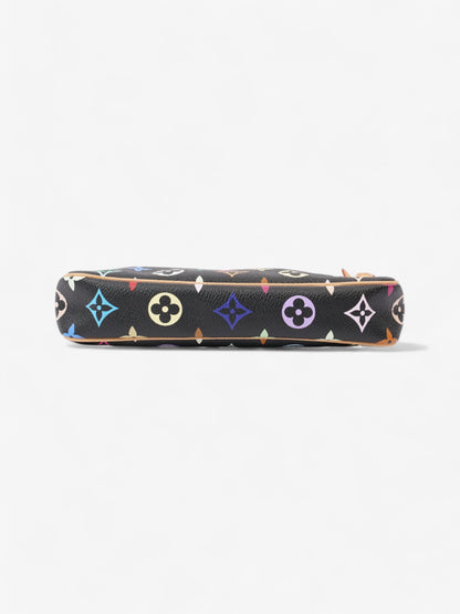 Louis Vuitton Pochette Accessoires Black / Monogram Multicolour Coated Canvas