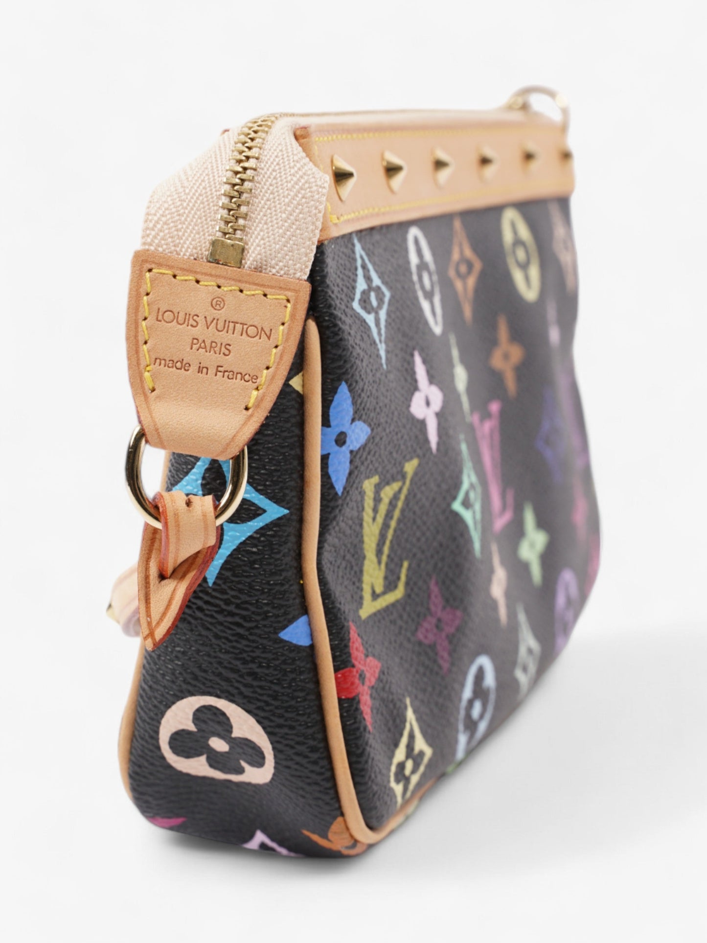 Louis Vuitton Pochette Accessoires Black / Monogram Multicolour Coated Canvas