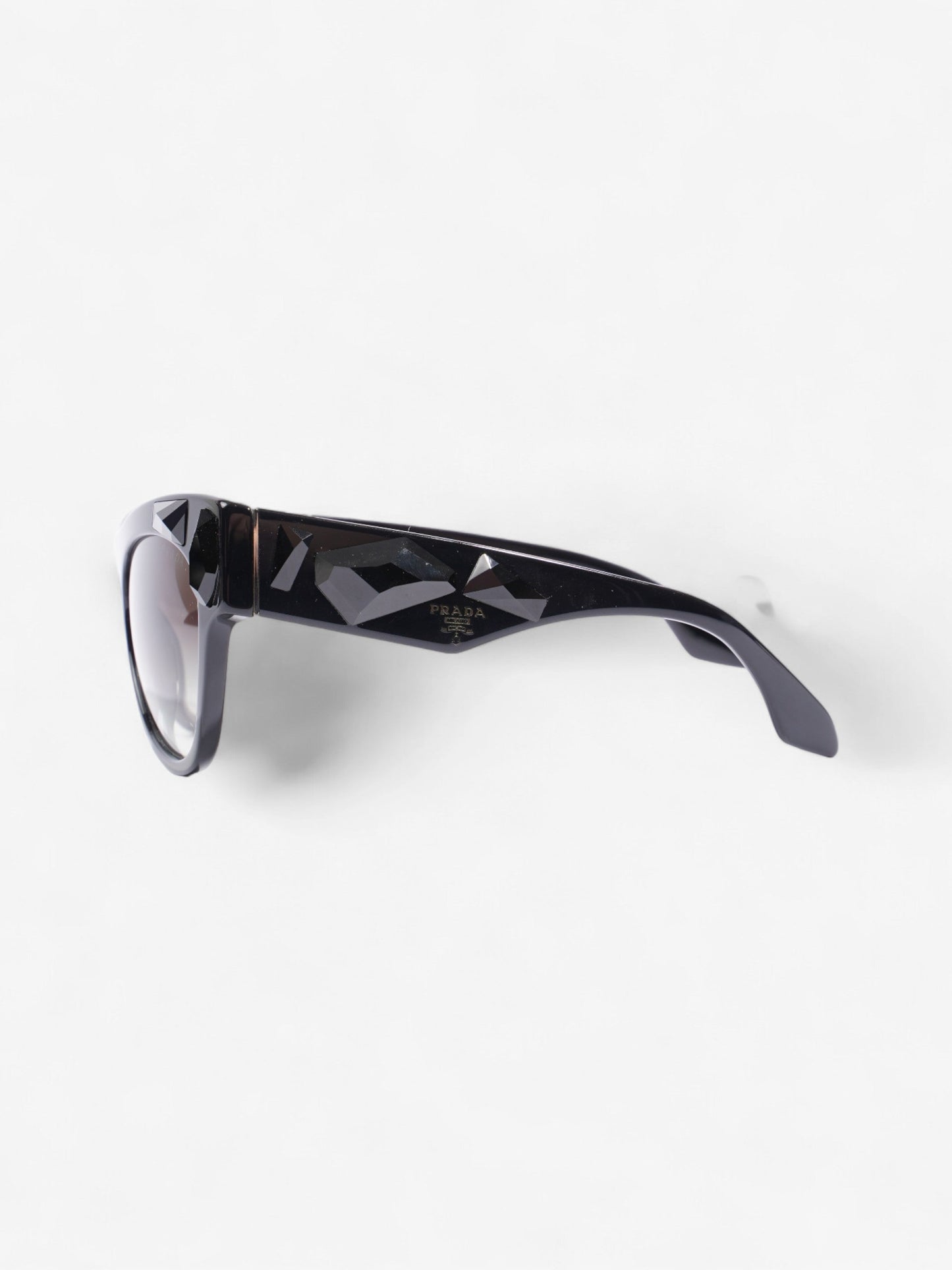 Prada SPR 22Q Sunglasses Black Acetate 140mm