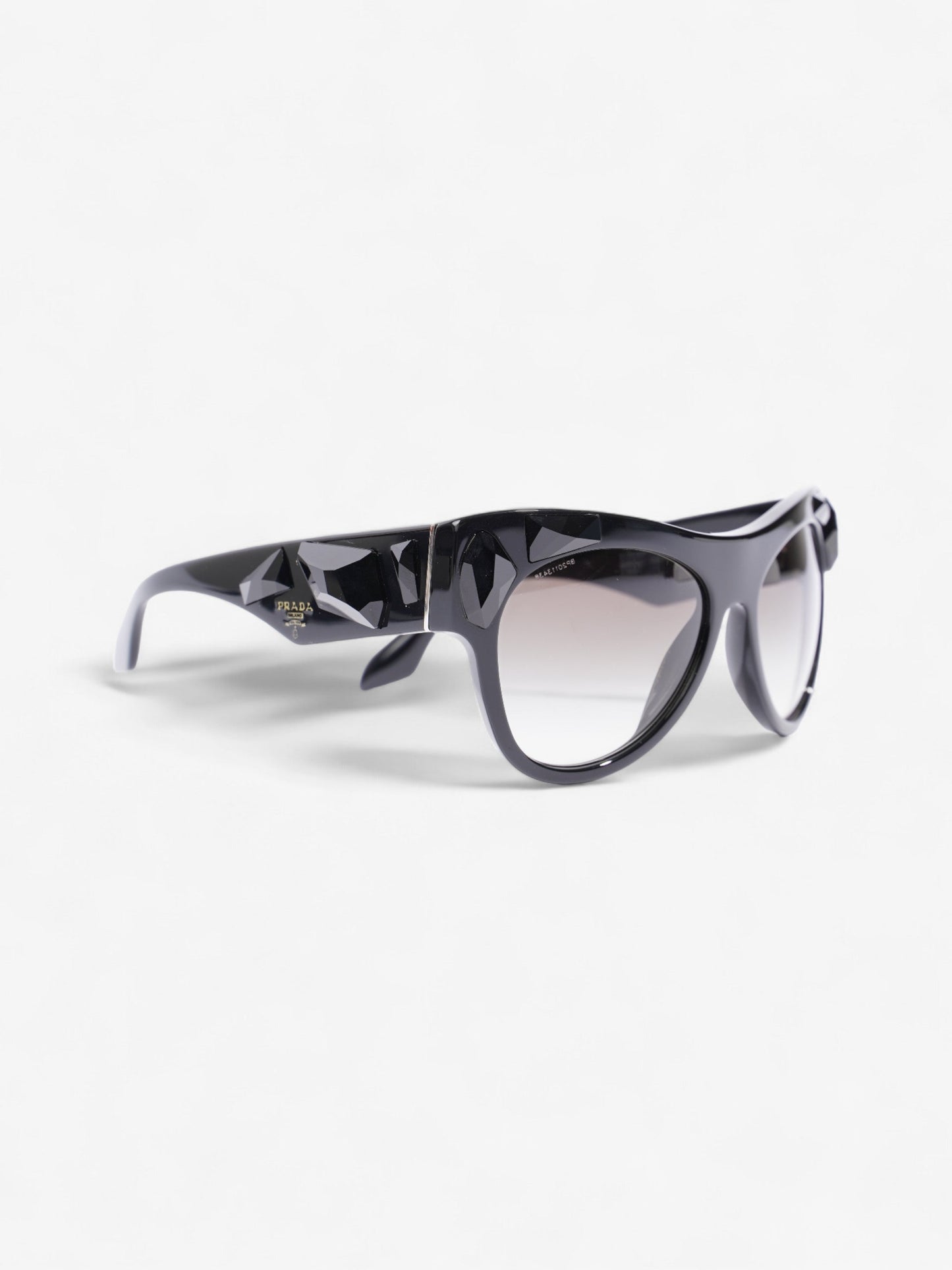 Prada SPR 22Q Sunglasses Black Acetate 140mm