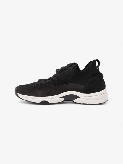 Chanel CC Logo Knit Sneaker Black Cotton EU 38 UK 5