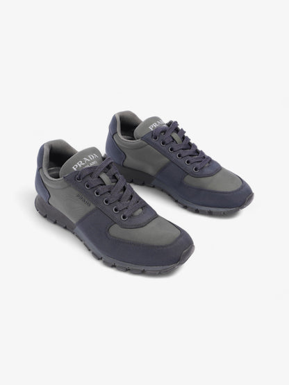 Prada Nylon Tech Sneakers Black / Khaki Nylon EU 40.5 UK 6.5