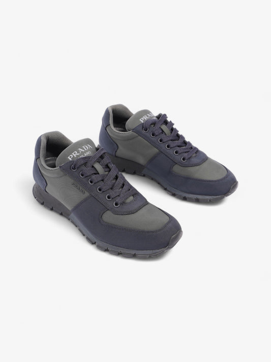 Prada Nylon Tech Sneakers Black / Khaki Nylon EU 40.5 UK 6.5