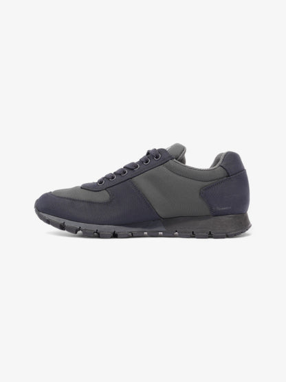 Prada Nylon Tech Sneakers Black / Khaki Nylon EU 40.5 UK 6.5