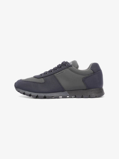 Prada Nylon Tech Sneakers Black / Khaki Nylon EU 40.5 UK 6.5