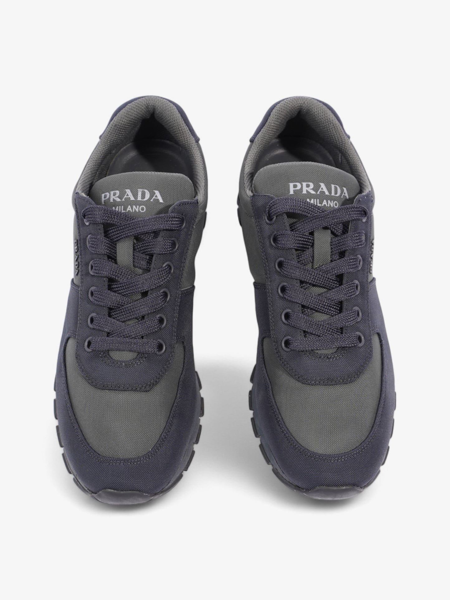 Prada Nylon Tech Sneakers Black / Khaki Nylon EU 40.5 UK 6.5