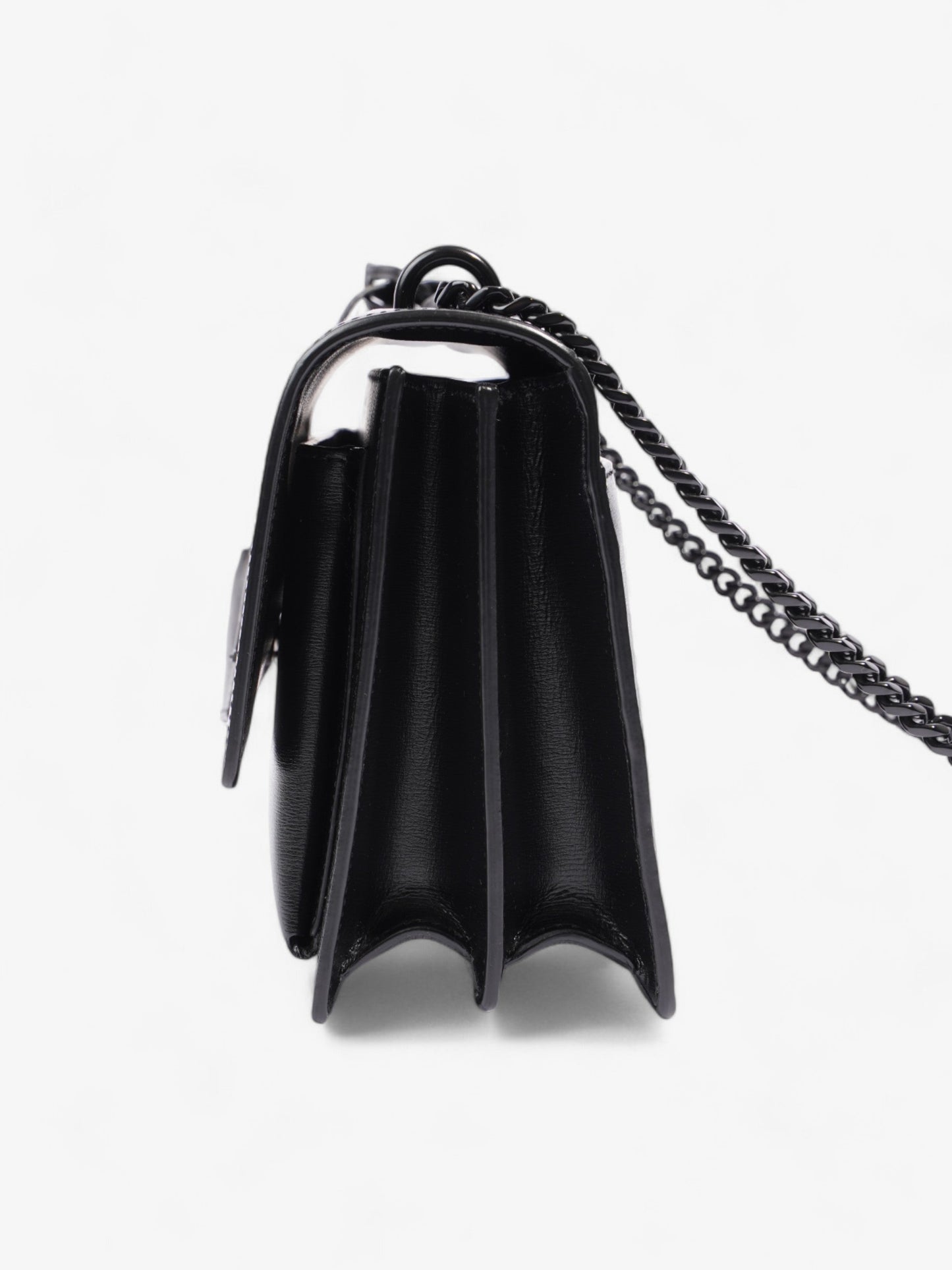 Saint Laurent Sunset Black Calfskin Leather Medium