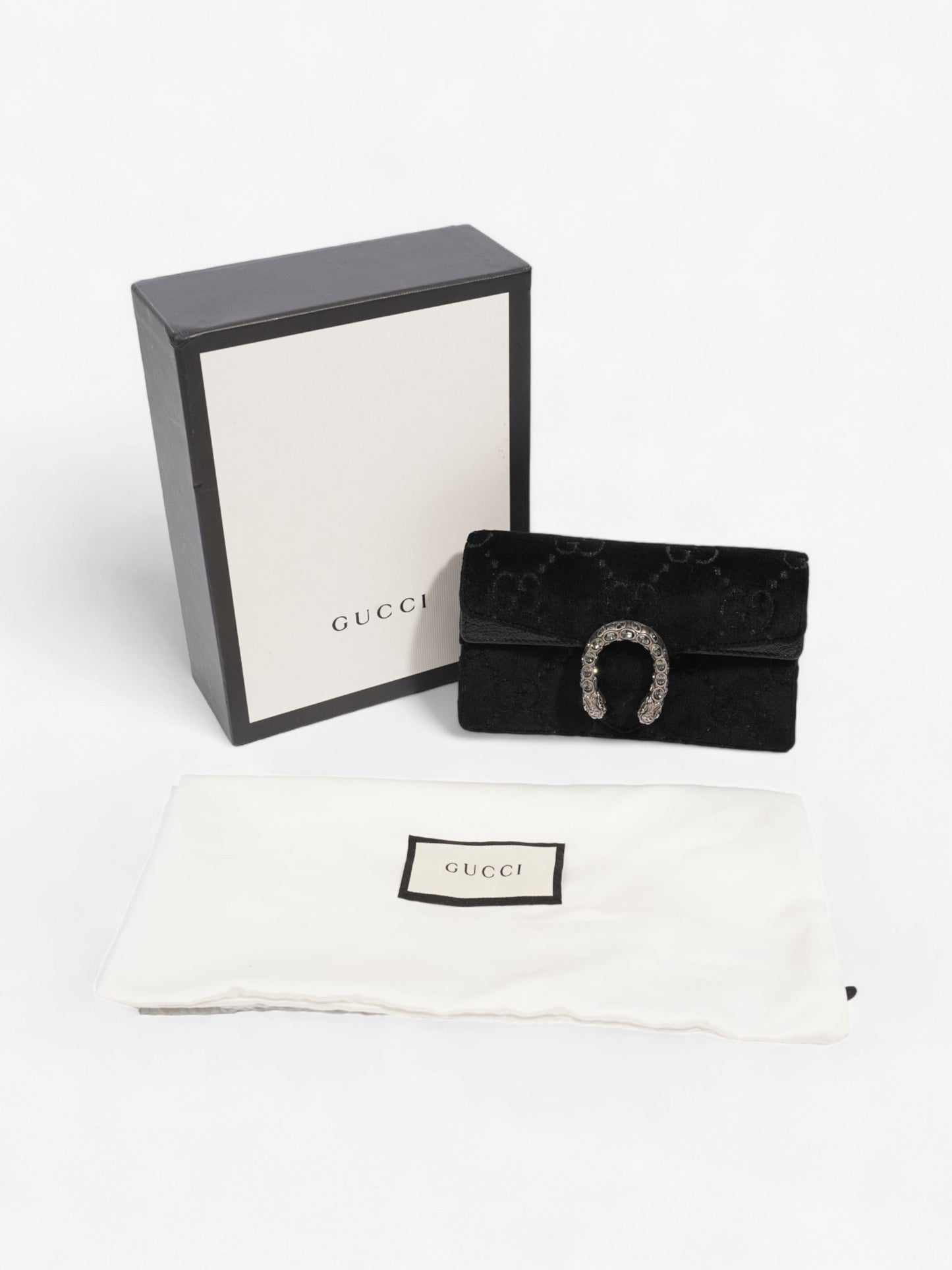 Gucci Dionysus Black Velvet Super Mini