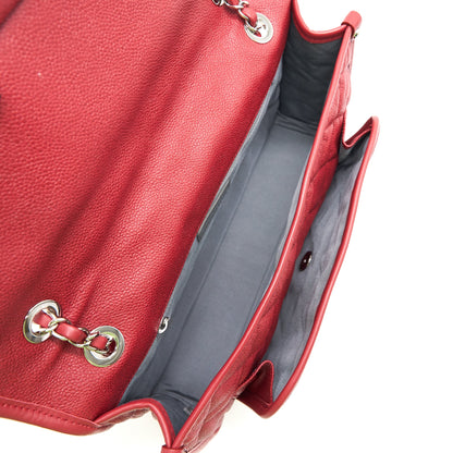 Chanel Cavier Flap Bag Red
