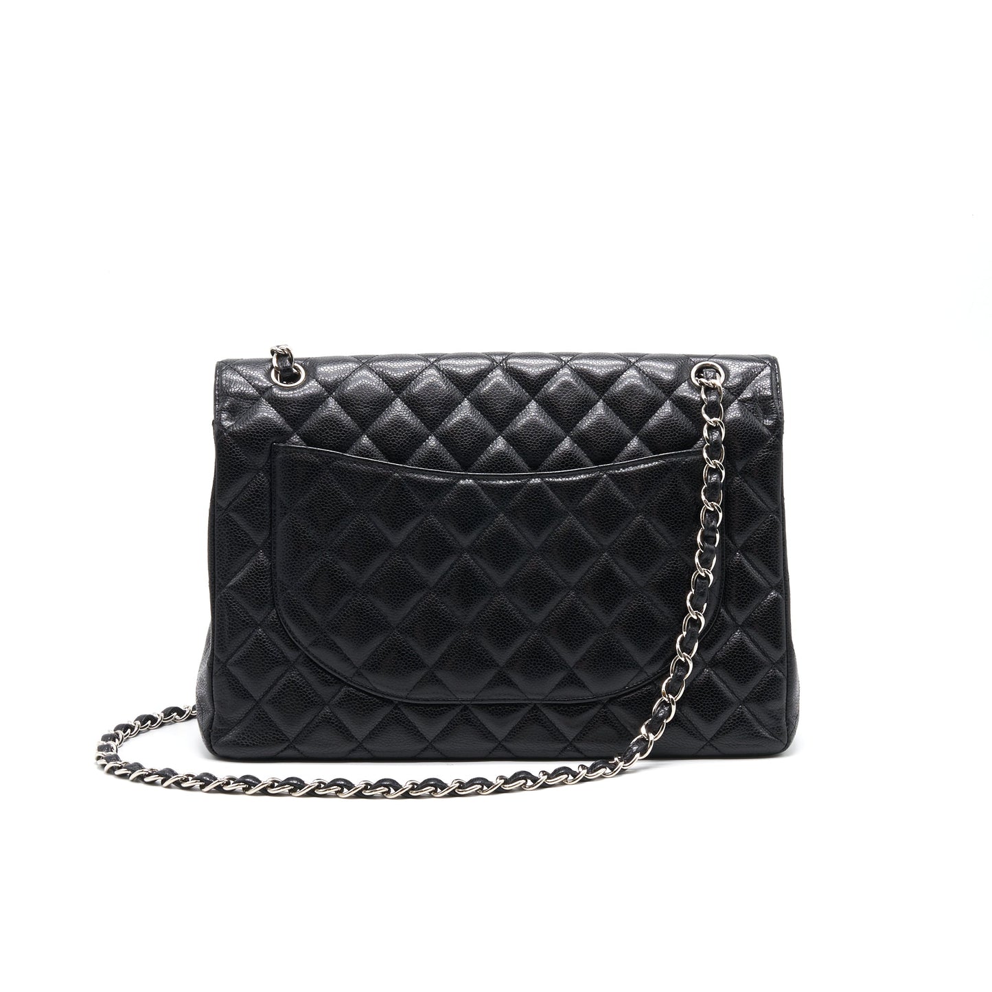 Chanel Cavier Classic Maxi Single Flap bag Black