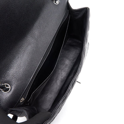Chanel Cavier Classic Maxi Single Flap bag Black