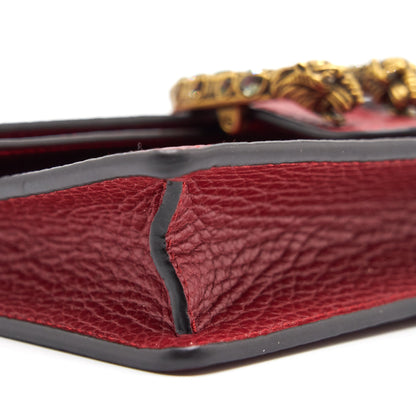 Gucci Dionysus Leather Super Mini Red