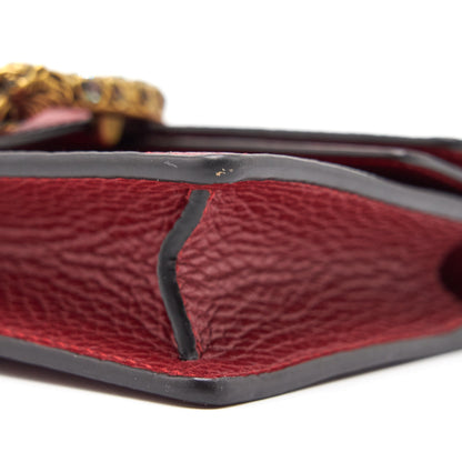 Gucci Dionysus Leather Super Mini Red
