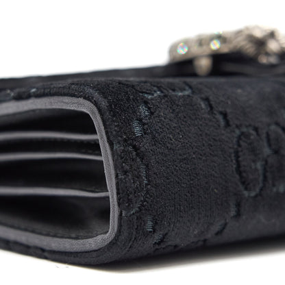 Gucci Dionysus Mini Chain Bag Velvet Black