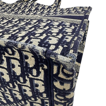 Christian Dior Book Tote Oblique Jacquard Tote Bag